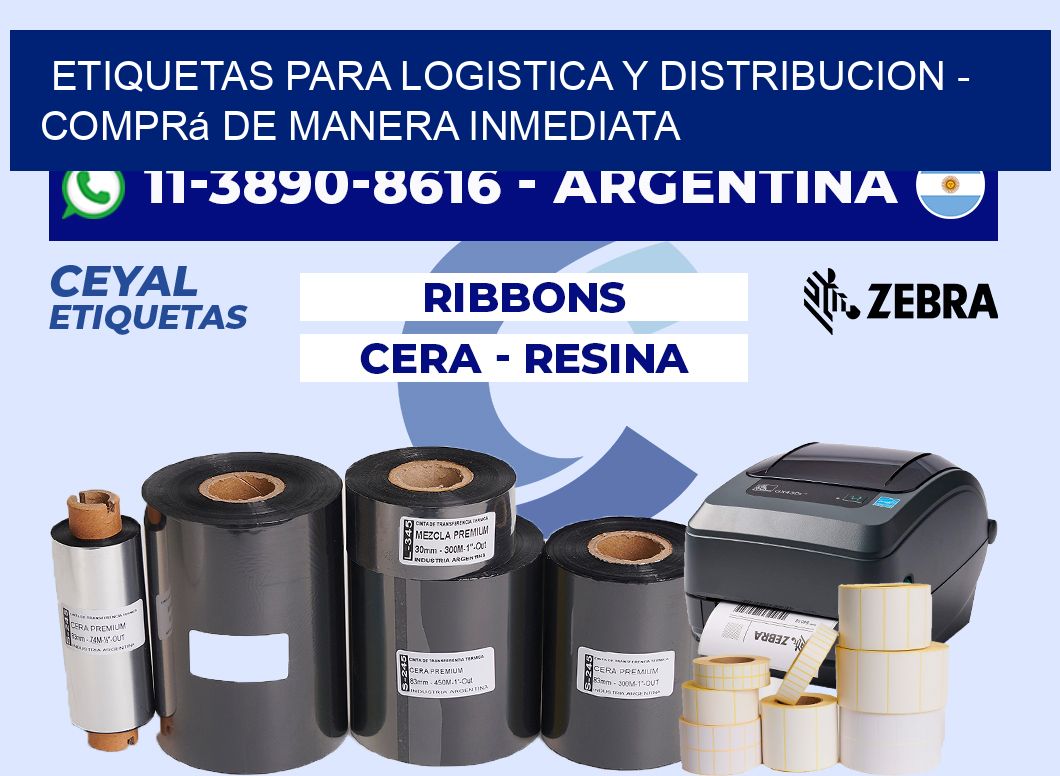 ETIQUETAS PARA LOGISTICA Y DISTRIBUCION - Comprá de manera inmediata