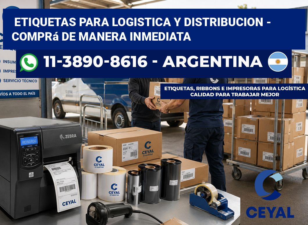 ETIQUETAS PARA LOGISTICA Y DISTRIBUCION – Comprá de manera inmediata