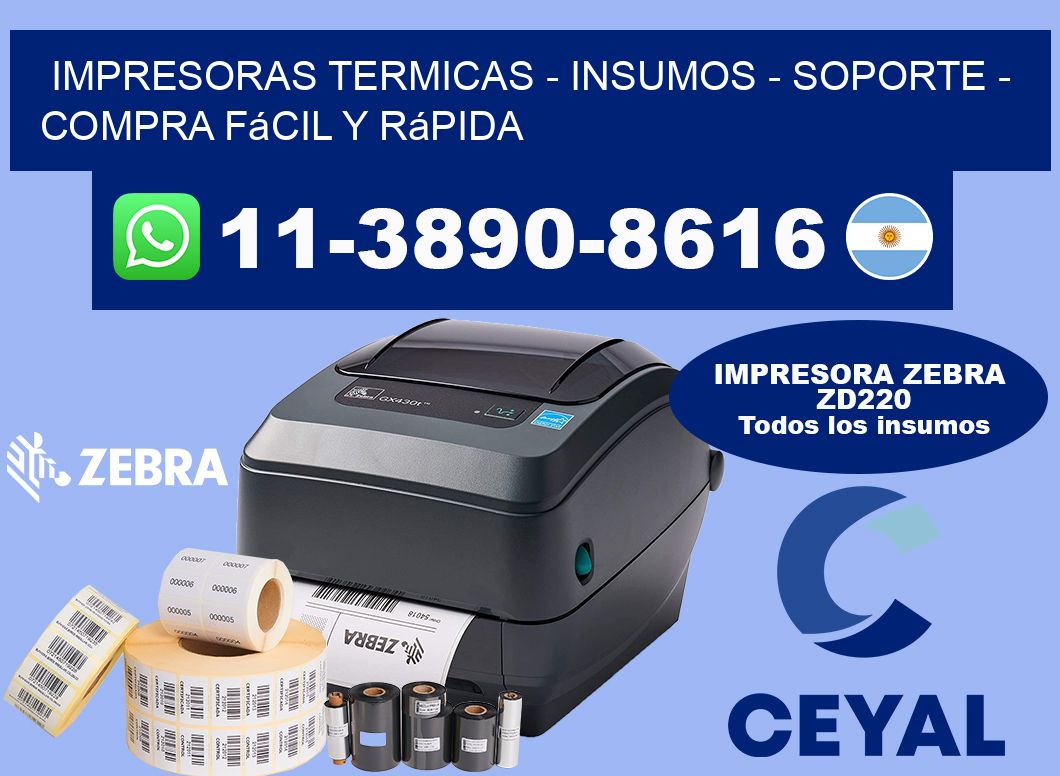 IMPRESORAS TERMICAS - INSUMOS - SOPORTE - Compra fácil y rápida