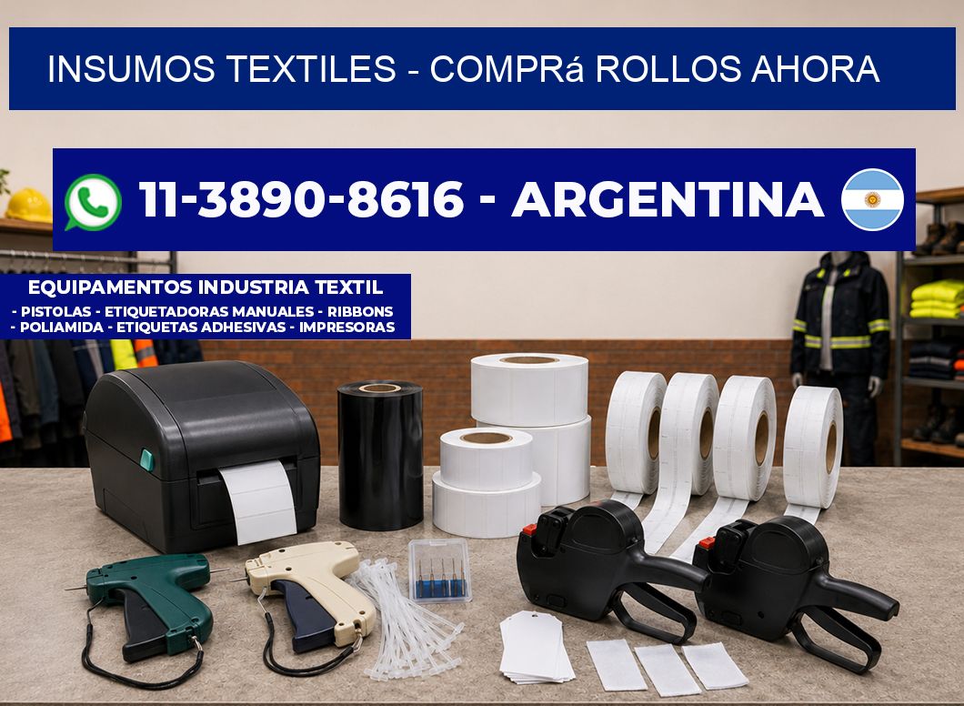INSUMOS TEXTILES - Comprá rollos ahora