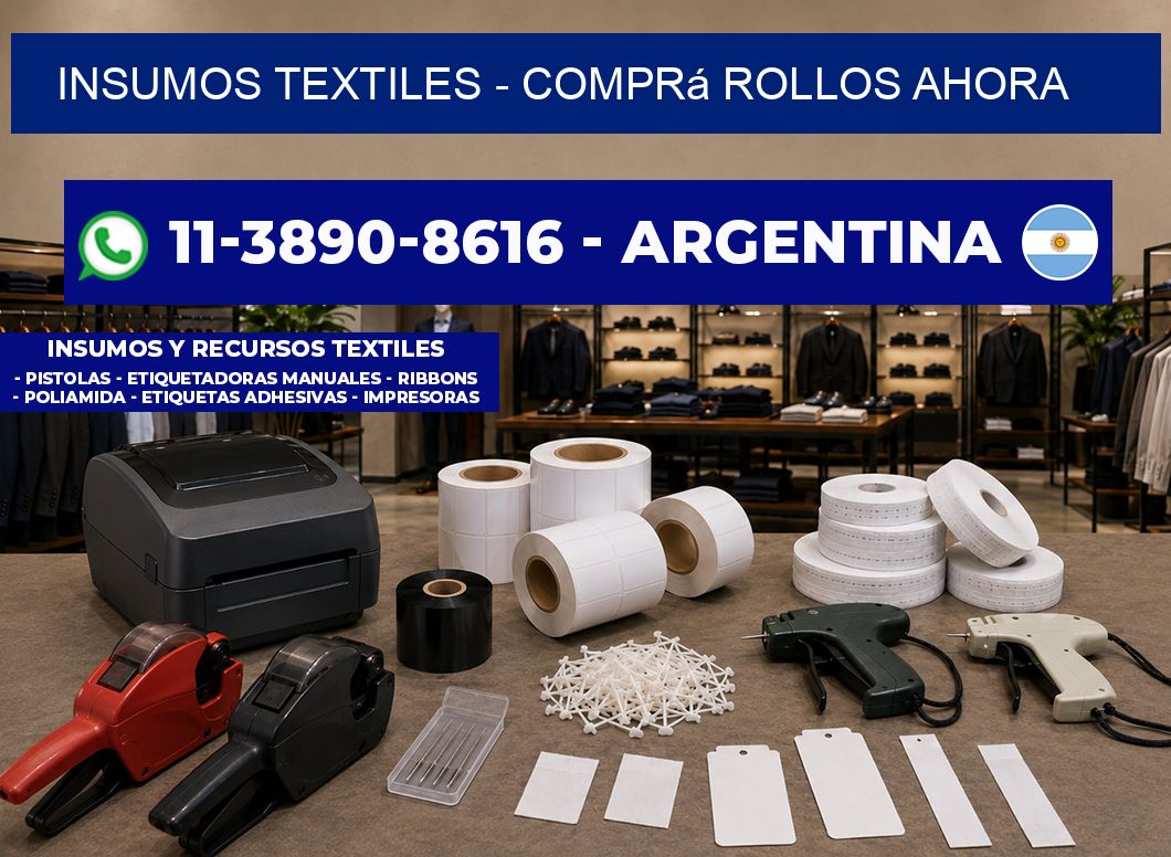 INSUMOS TEXTILES – Comprá rollos ahora