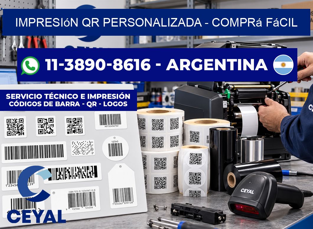 Impresión QR Personalizada - Comprá fácil