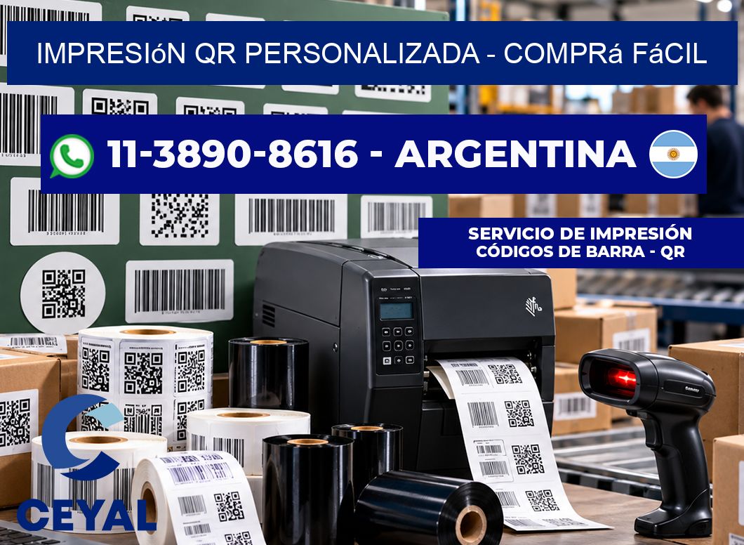 Impresión QR Personalizada - Comprá fácil