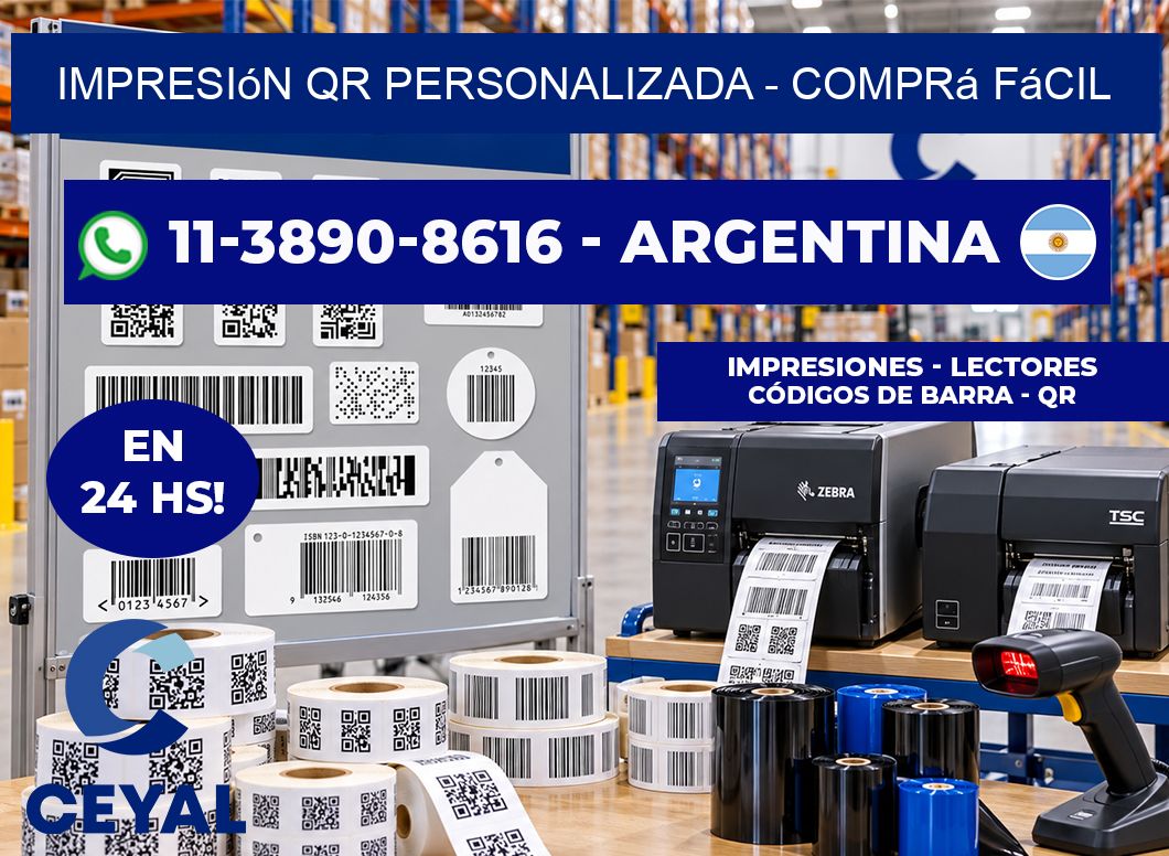Impresión QR Personalizada – Comprá fácil