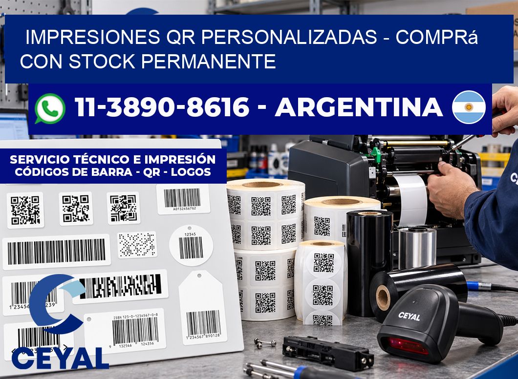 Impresiones QR Personalizadas – Comprá con stock permanente