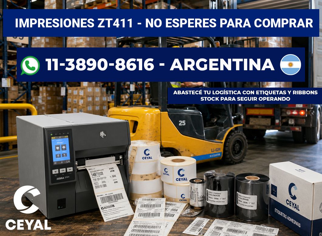 Impresiones ZT411 – No esperes para comprar