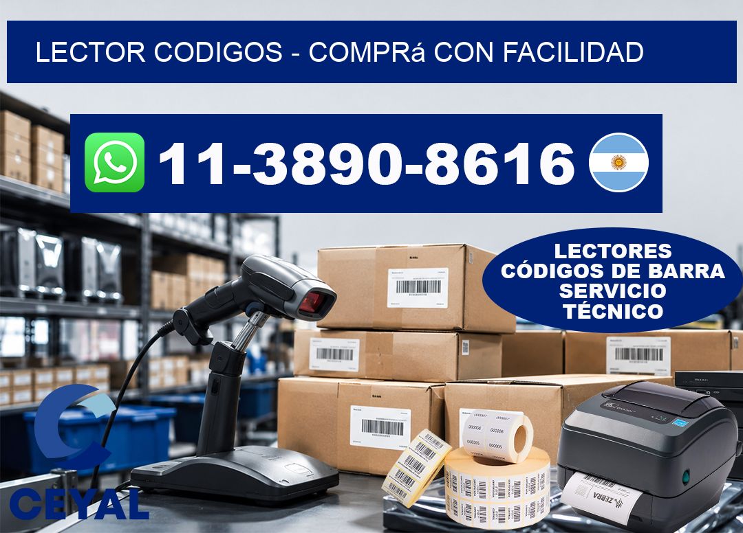 LECTOR CODIGOS - Comprá con facilidad