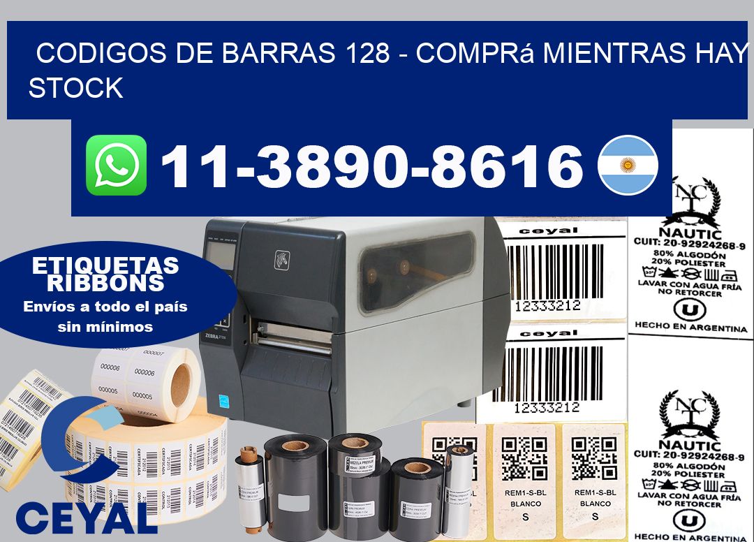 codigos de barras 128 – Comprá mientras hay stock
