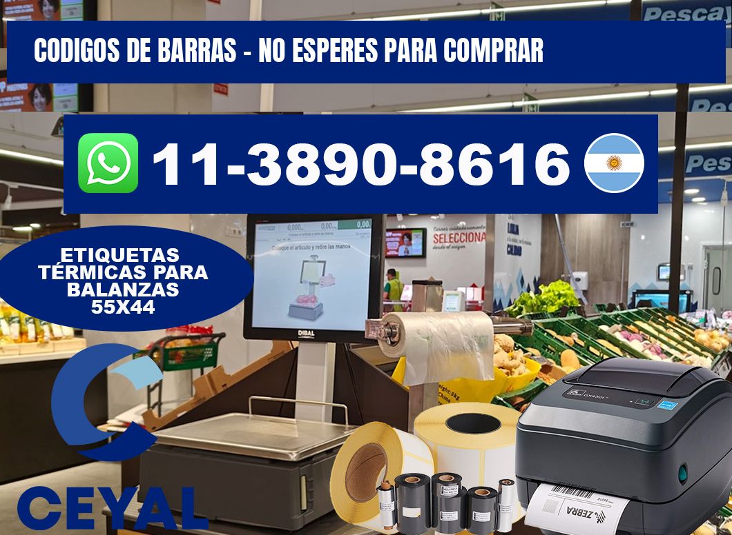 codigos de barras - No esperes para comprar