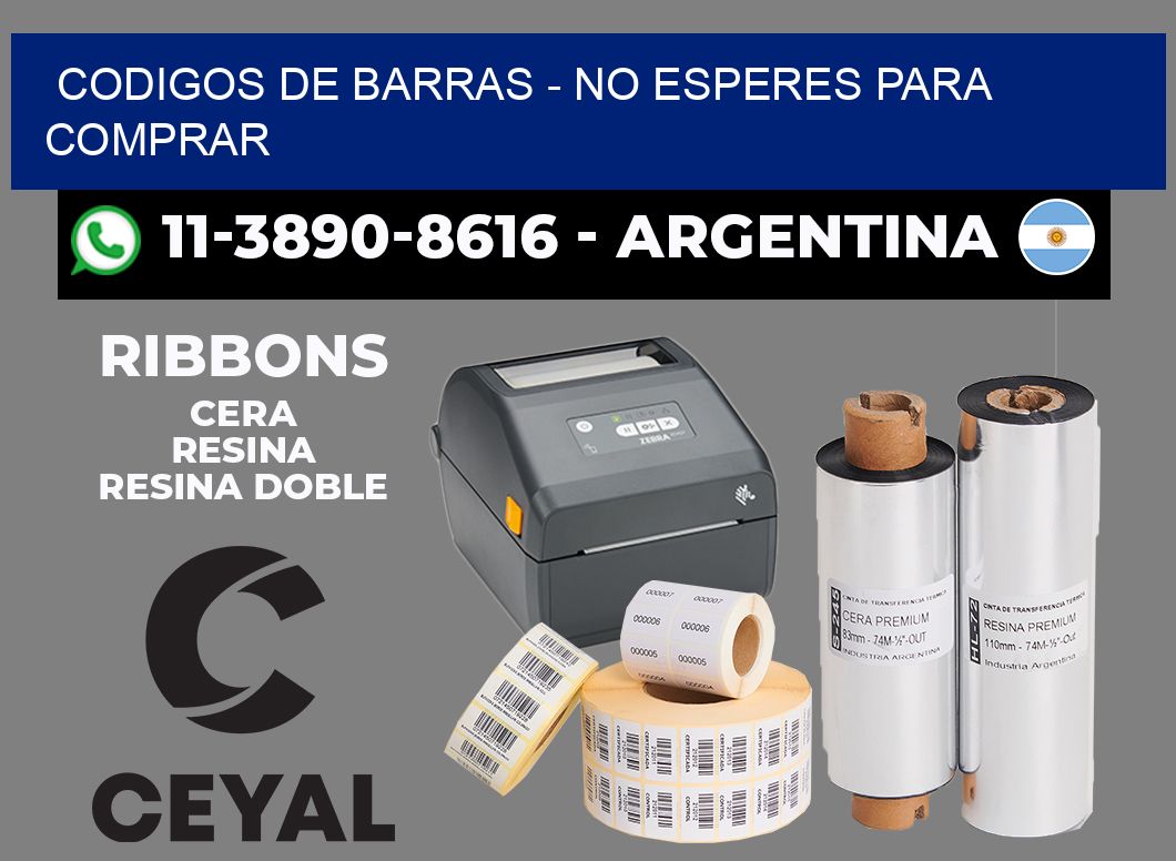 codigos de barras - No esperes para comprar