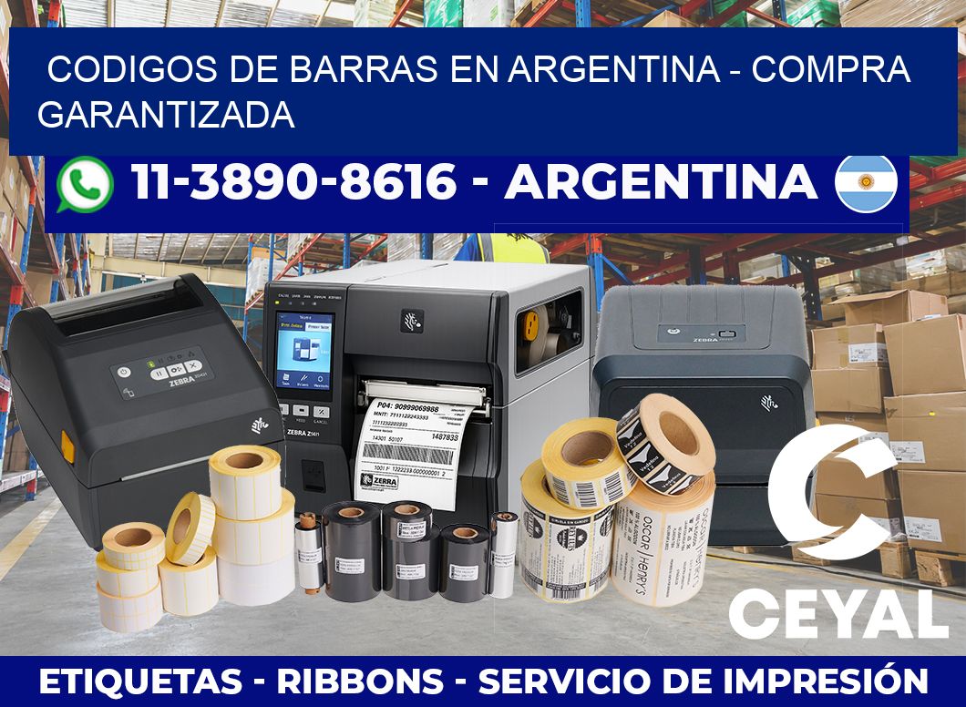 codigos de barras en argentina - Compra garantizada