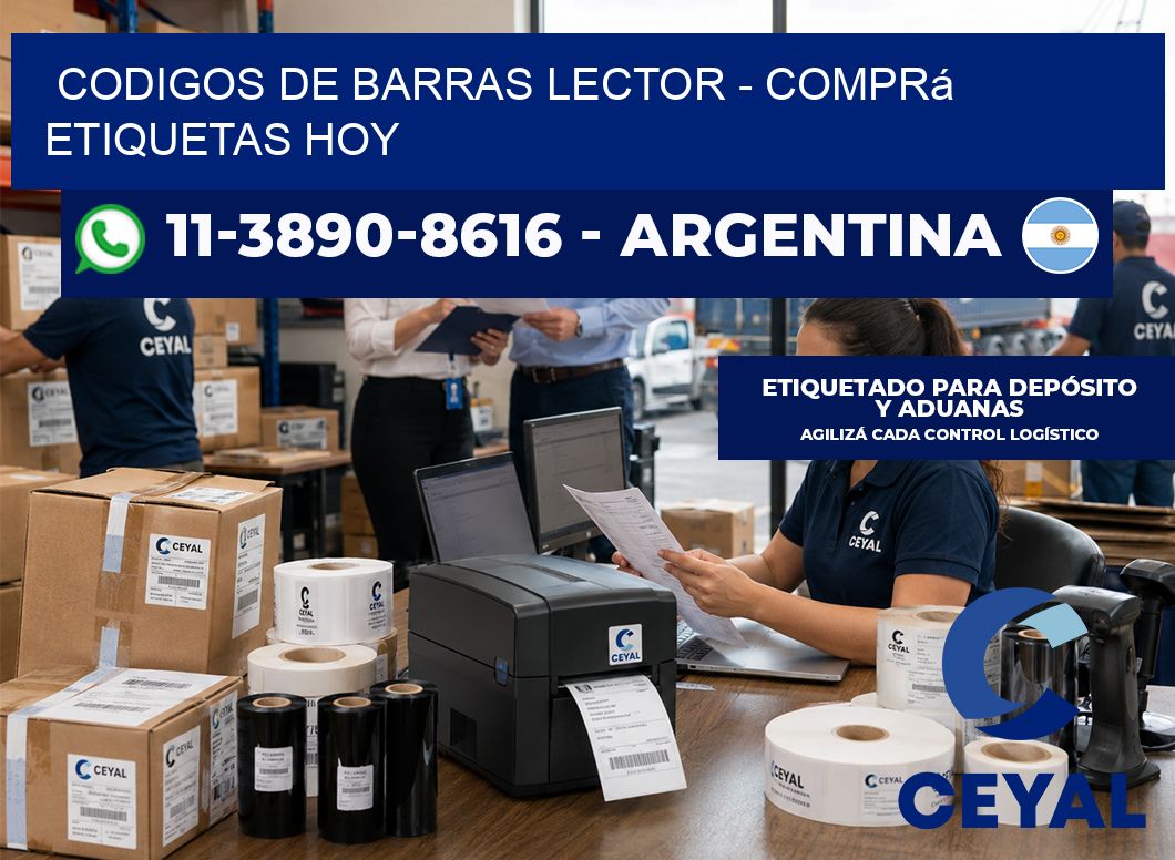 codigos de barras lector – Comprá etiquetas hoy