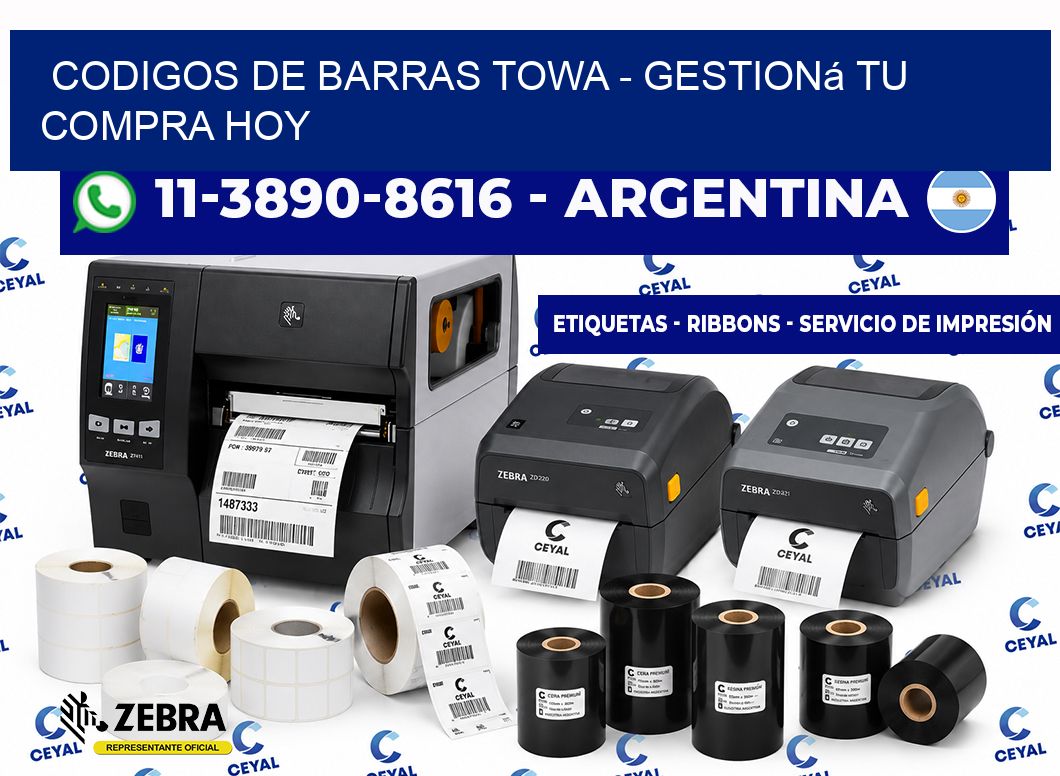 codigos de barras towa - Gestioná tu compra hoy