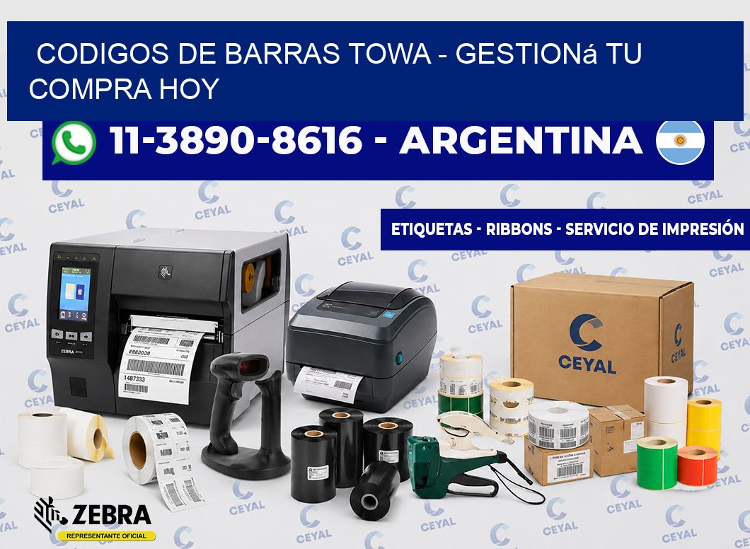 codigos de barras towa - Gestioná tu compra hoy