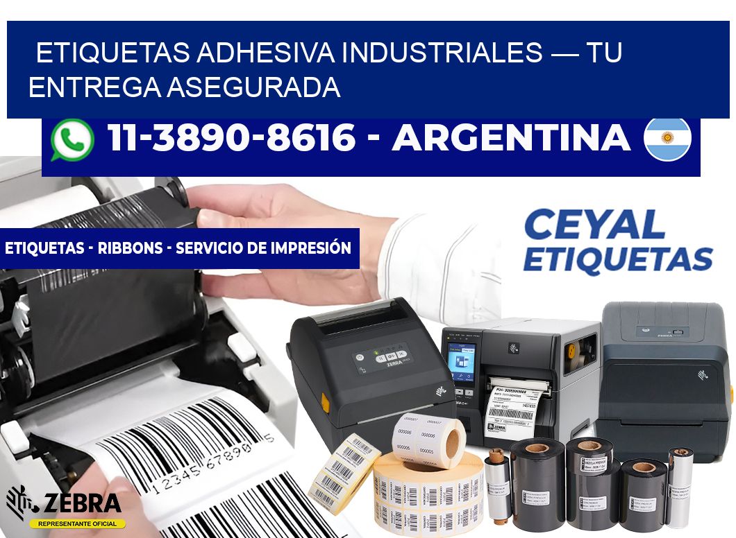 etiquetas adhesiva industriales — Tu entrega asegurada