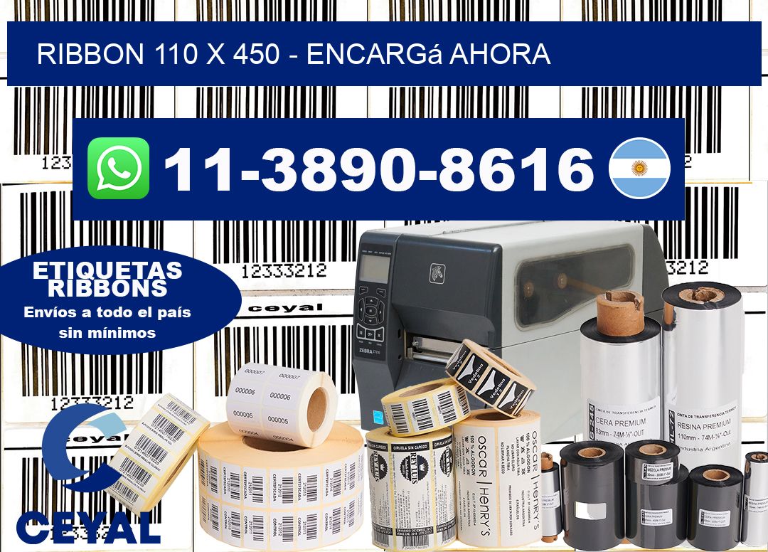ribbon 110 x 450 - Encargá ahora
