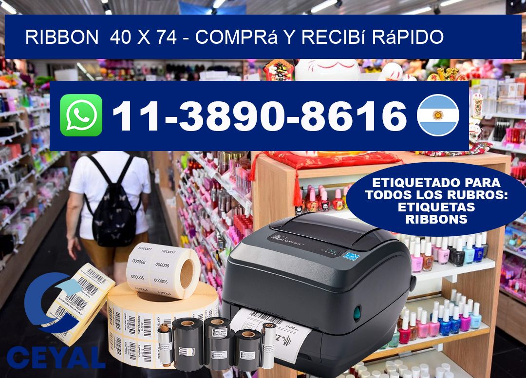 ribbon 40 x 74 - Comprá y recibí rápido