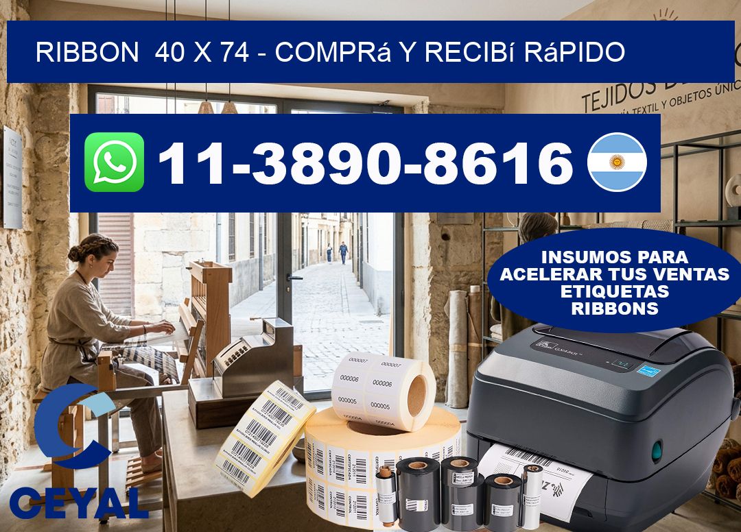 ribbon 40 x 74 - Comprá y recibí rápido