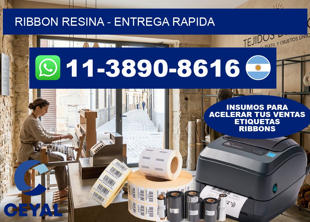ribbon resina - entrega rapida