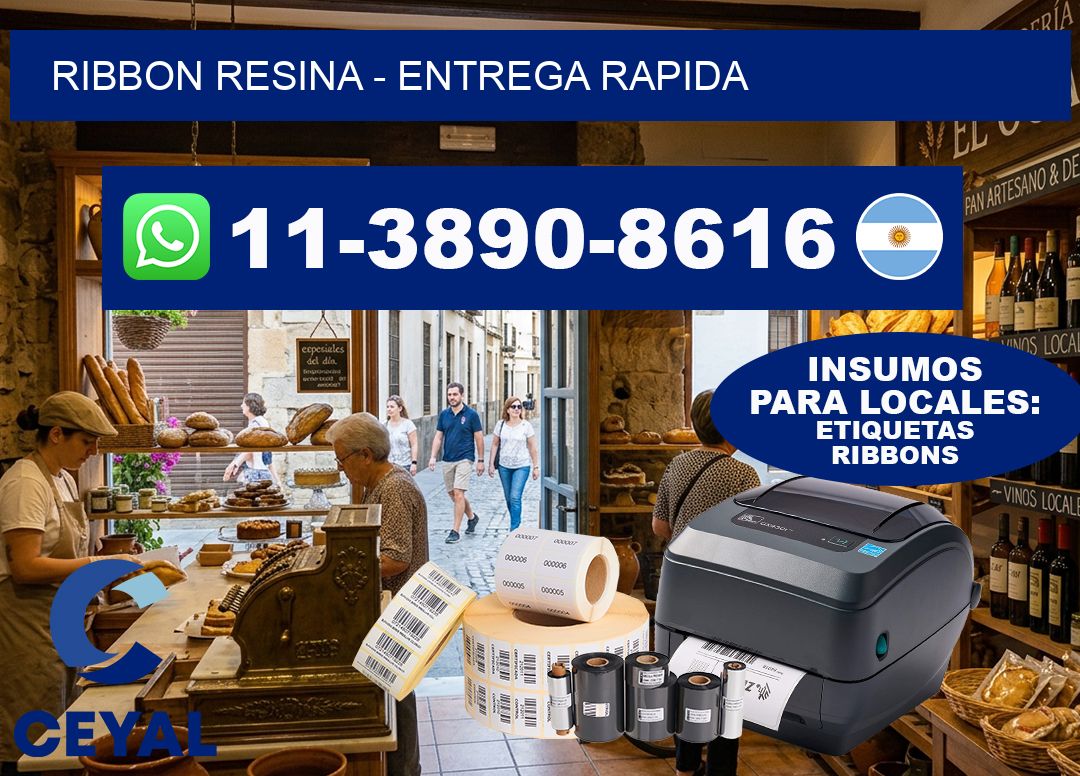 ribbon resina - entrega rapida