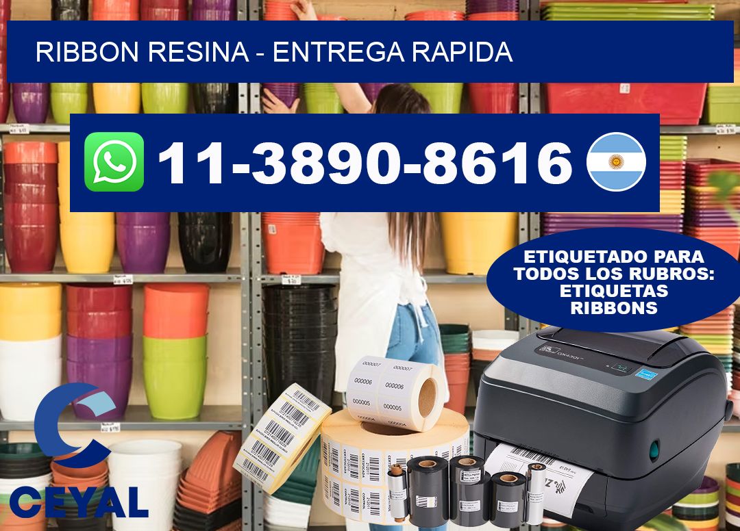 ribbon resina – entrega rapida