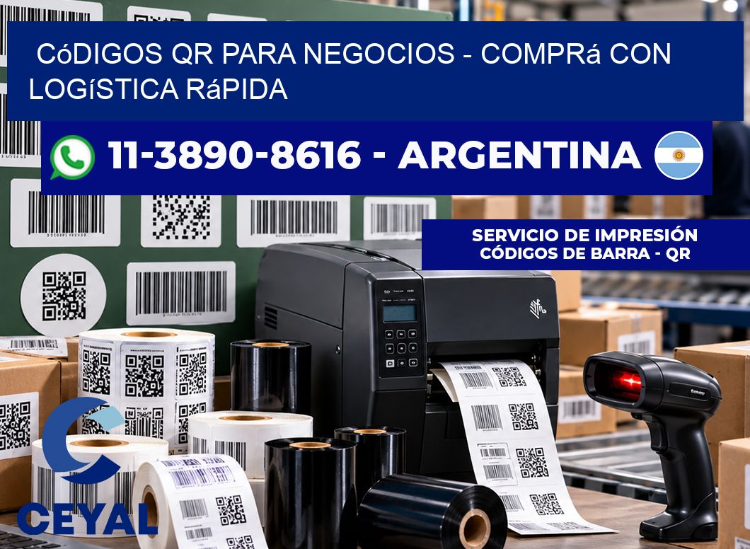 Códigos QR para Negocios - Comprá con logística rápida
