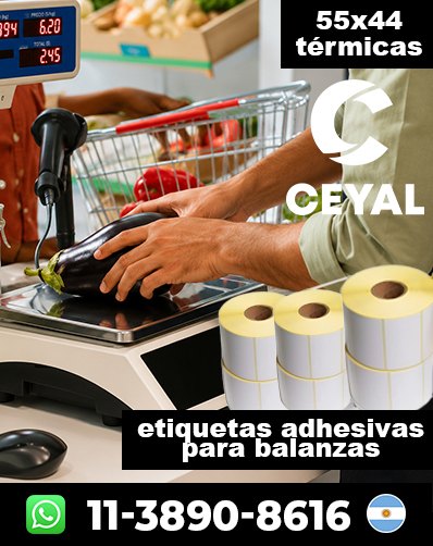ROLLOS TÉRMICOS PARA BALANZAS - Comprá en pocos pasos