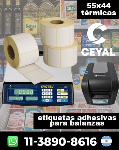ROLLOS TÉRMICOS PARA BALANZAS – Comprá en pocos pasos